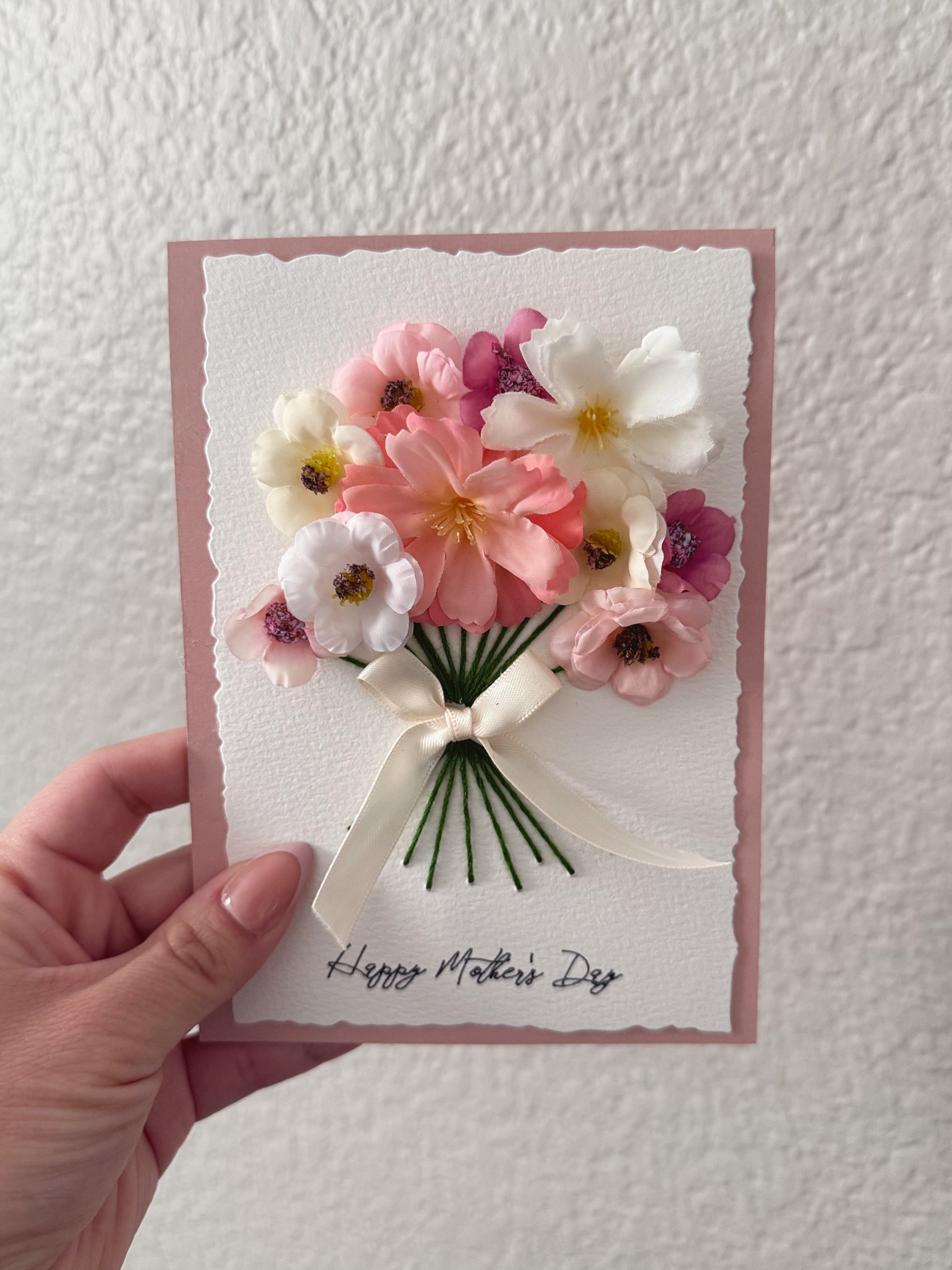 3D Floral Custom Cards