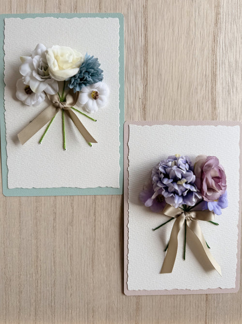 3D Floral Custom Cards