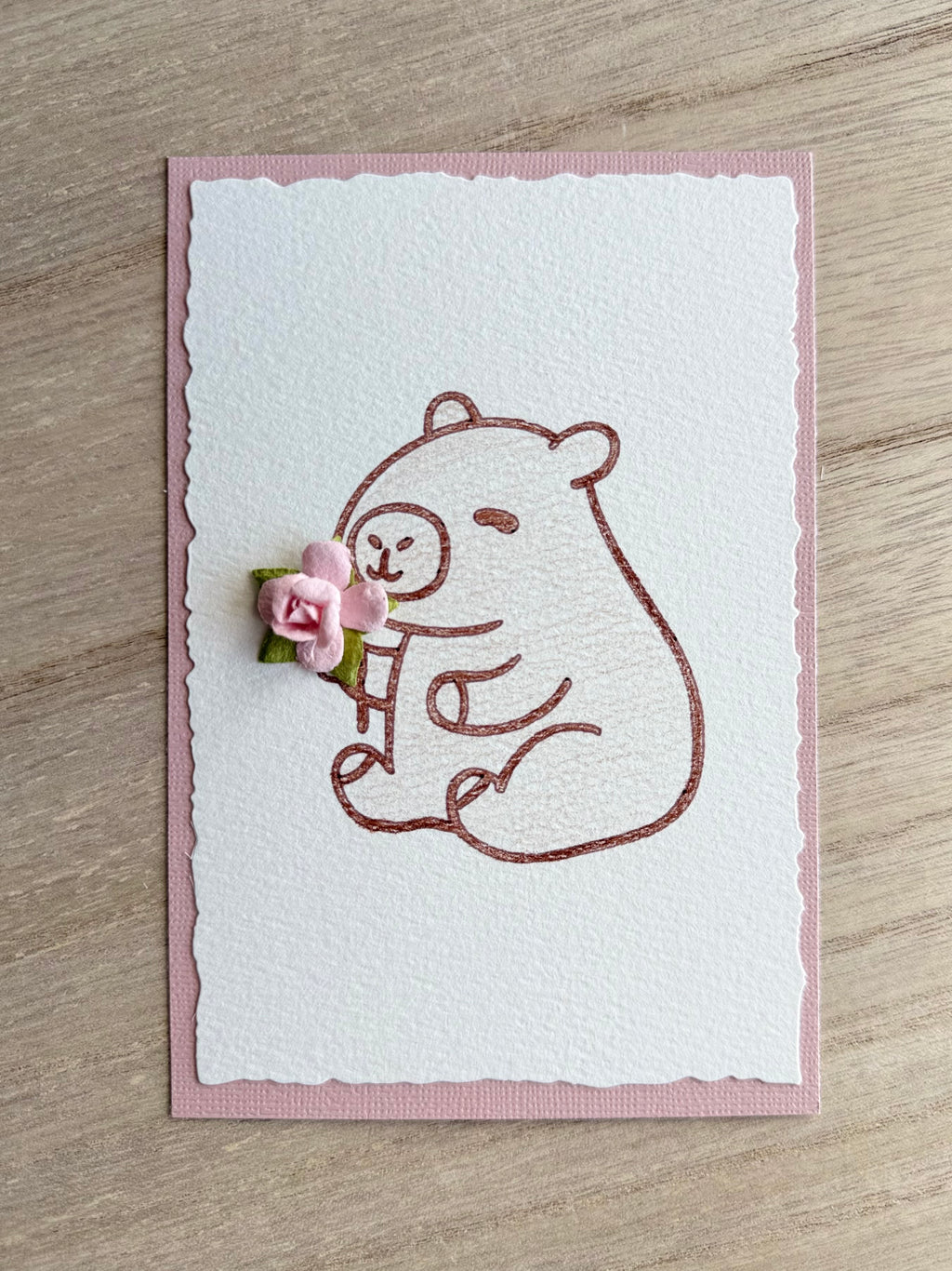 3D Floral Custom Cards