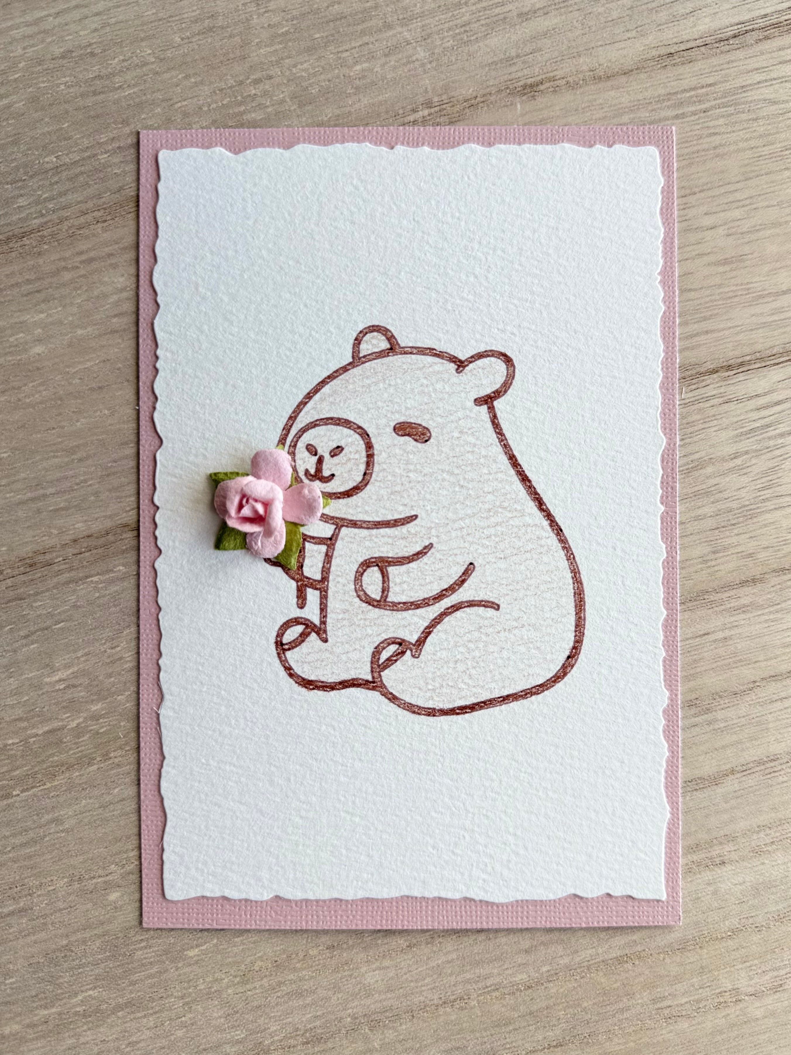 3D Floral Custom Cards