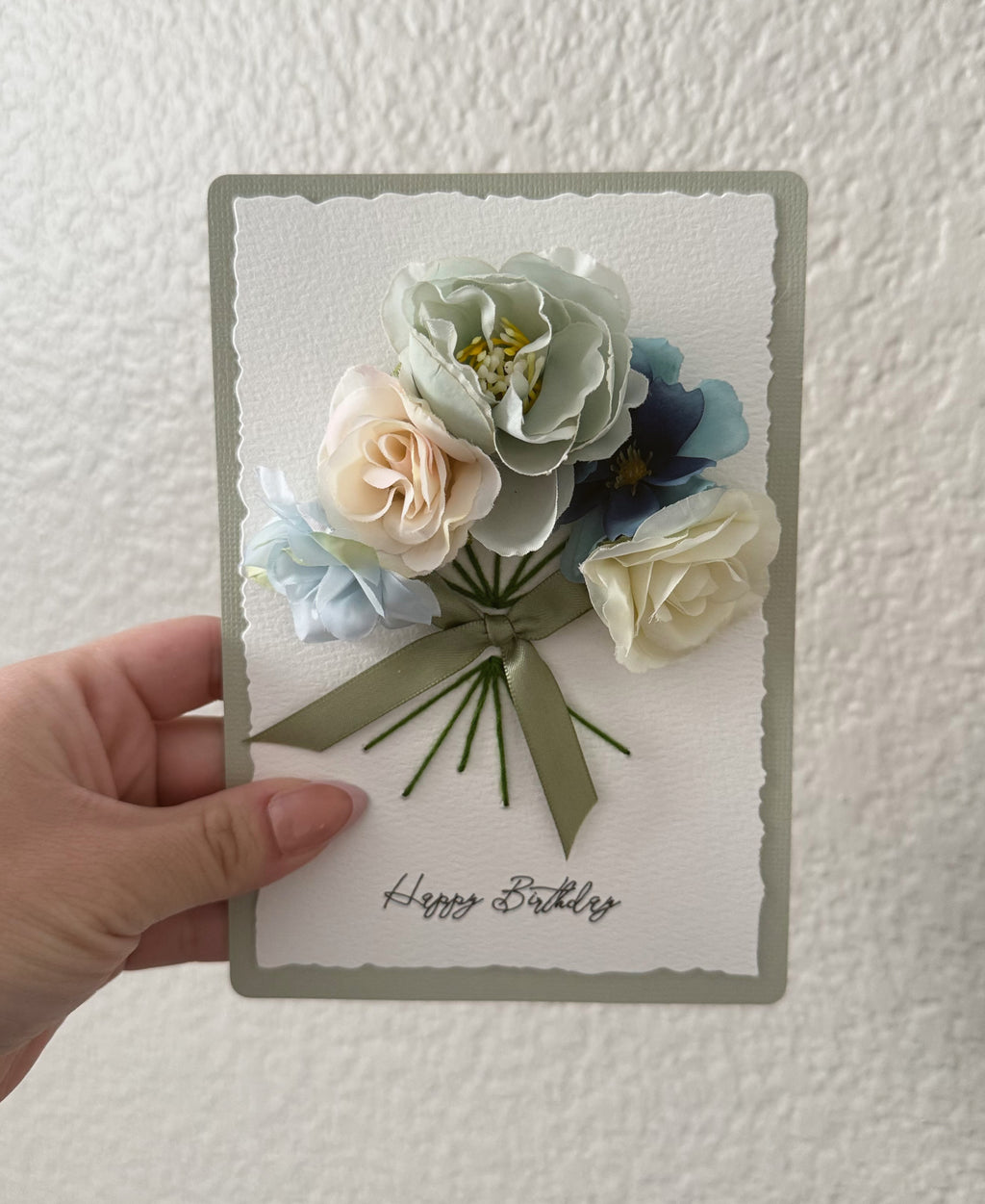 3D Floral Custom Cards