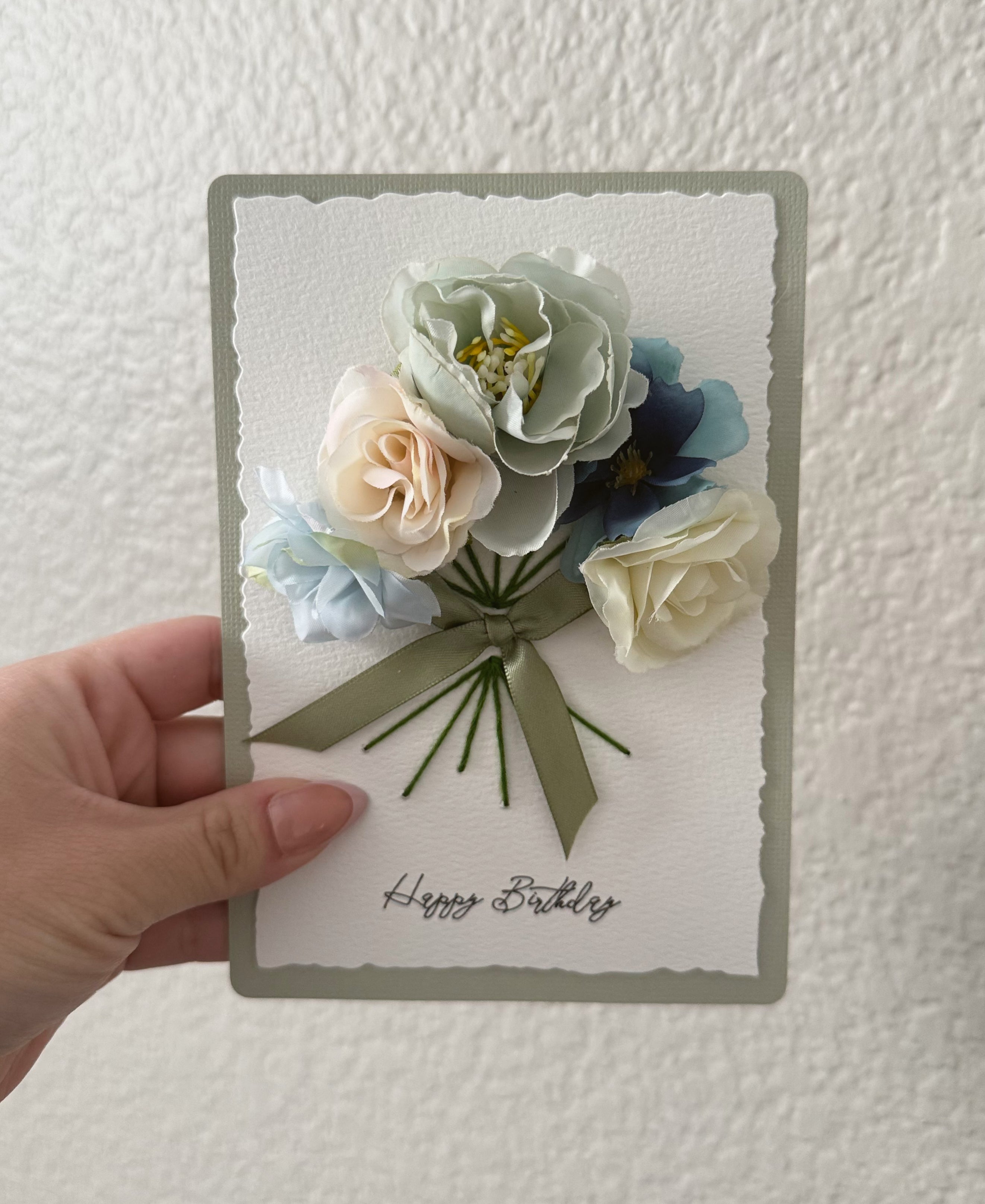 3D Floral Custom Cards